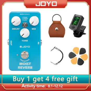 Цифровая гитарная педаль JOYO-JF-20 с влажной реверберацией, 3 Эффекта Реверберации, Студия, Церковь, Placa para Guitarra Elétrica