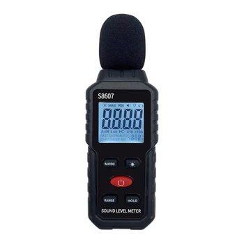 Цифровой измеритель уровня звука, тестер шума, детектор звука, Децибеловый монитор 30-130 дБ, Аудиоизмерительный прибор, сигнализация