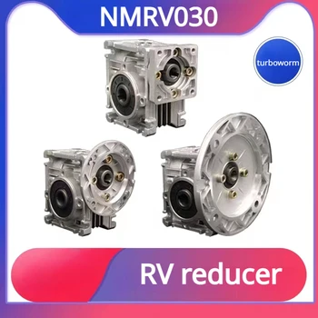 Червячный редуктор NMRV030 Коробка передач с высоким крутящим моментом Входной сигнал редуктора 9/11 мм Выходной сигнал 14 мм Передаточное отношение 5: 1/80: 1 Диаметр фланца 140 мм Двигатель