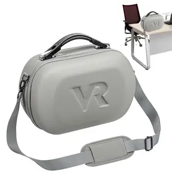 Чехол для переноски игровой гарнитуры виртуальной реальности Oculus Quest2 и аксессуаров для сенсорных контроллеров Большой емкости для путешествий и домашнего хранения.