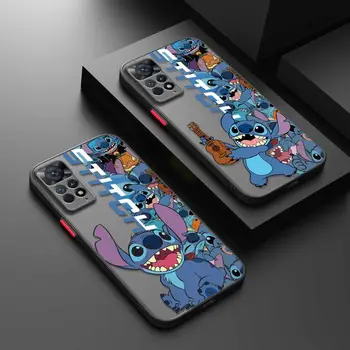Чехол для телефона с Милой Вышивкой из Аниме Disney Для Redmi Note 12 11 11T 11S 10 9 8 7 8T 9S 9T Pro Plus 9C 9A 10C 10S 12C K40 Матовый Capa