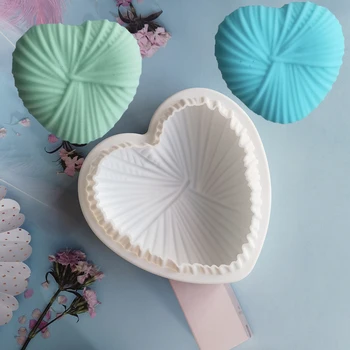 Шерстяное Сердечко любви Силиконовая форма для шоколадного Мусса Diy Форма для мыла ручной работы Инструменты для украшения торта Кухонные Формы для выпечки