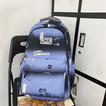 Школьная сумка для студентов колледжа, рюкзак для подростков, рюкзак для мальчиков и девочек, мужская Нейлоновая сумка для отдыха в кампусе