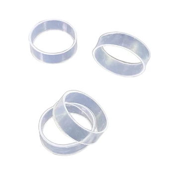Эластичное защитное кольцо для джойстика 4шт 12шт Невидимое защитное кольцо для ps5 PS4 Силиконовая кольцевая крышка E65C