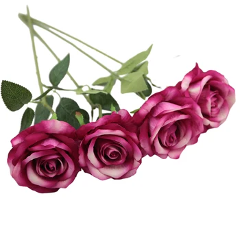 элегантные шелковые розы из 10 штук Для свадеб и украшения дома, экологически чистые и универсальные, могут менять форму