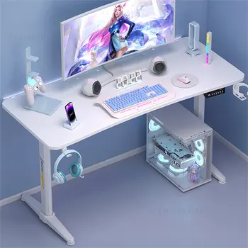 Электрический подъемник Настольные компьютерные столы Офисная мебель игровой стол Игровой стол в спальне Рабочий стол Белый стол компьютерный стол