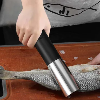 Электрический Скребок для рыбы USB Перезаряжаемый Водонепроницаемый Портативный Для удаления рыбьей чешуи, Очиститель рыбьей чешуи, Нож для рыбы, Инструменты для морепродуктов