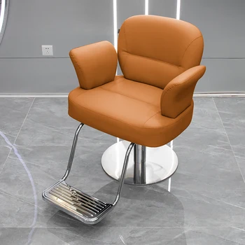 Эстетическая Профессиональная обработка спинки салонного кресла Вращающееся кресло парикмахера Косметические работы Taburete Ruedas Furniture Beauty LJ50BC