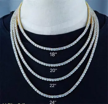Ювелирные изделия из кристаллов в стиле хип-хоп, мужское массивное ожерелье из кубического циркона со льдом, Майами, кубинская цепочка, ожерелье, ювелирные изделия, новая прямая поставка 