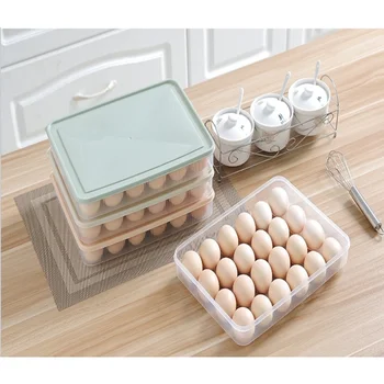 Ящик для хранения яиц в холодильнике, кухонный холодильник, ящик для хранения бытовой консервации, пластиковый ящик для хранения клецек